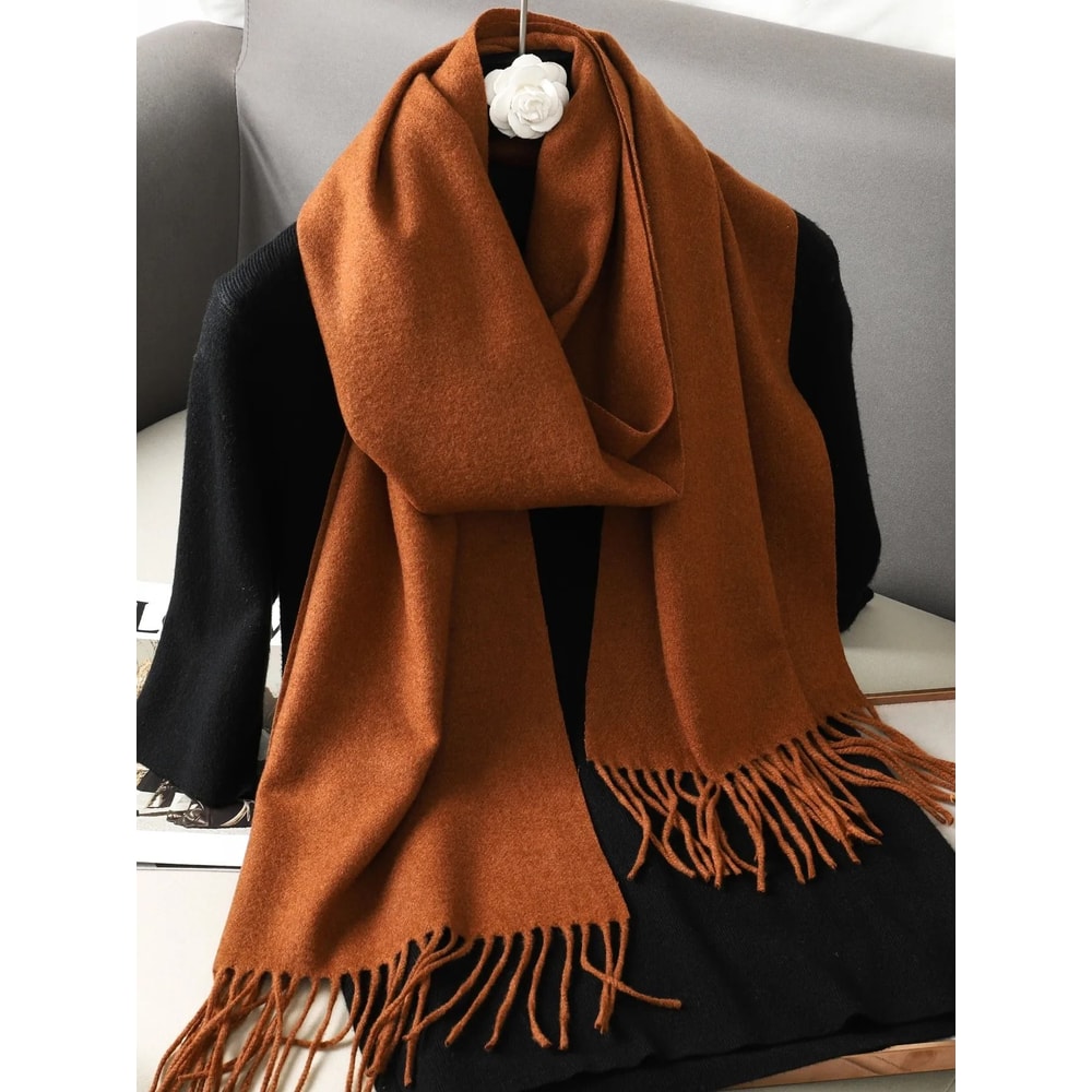Warm Thick Winter Scarf For Women Outdoor Use And Fashion 6