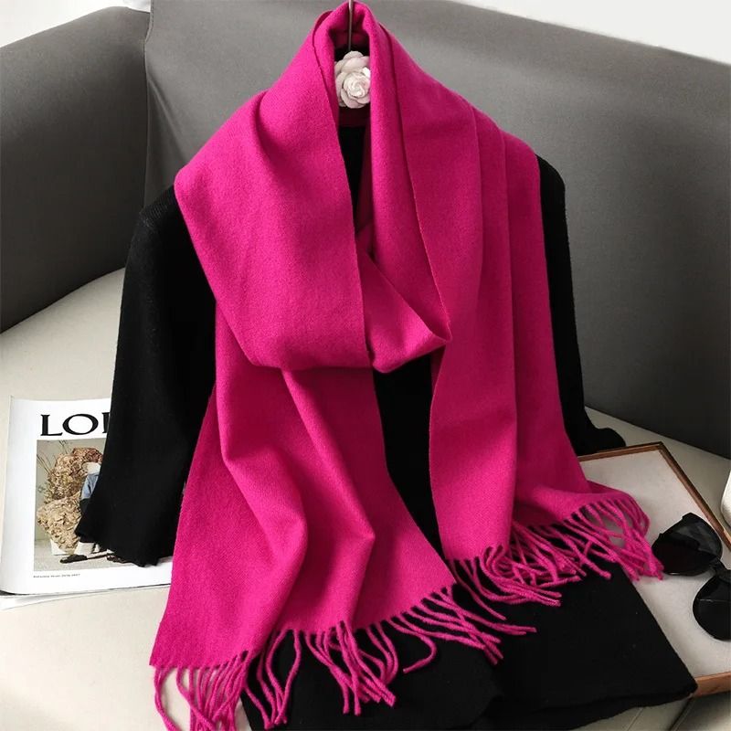 Warm Thick Winter Scarf For Women Outdoor Use And Fashion 29