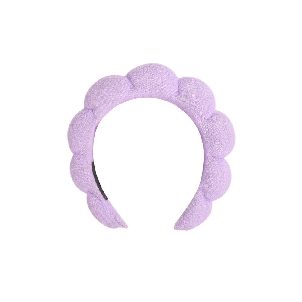 Microfiber Wristband And Puffy Headband Set For Face Washing And Skincare 14