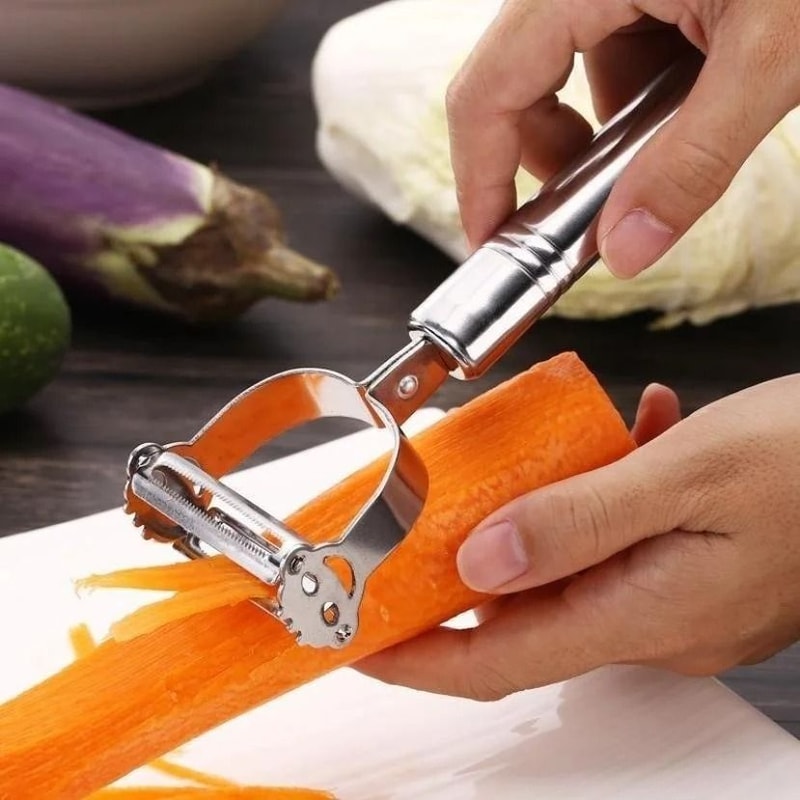 Stainless Steel Vegetable And Fruit Slicer Peeler 2