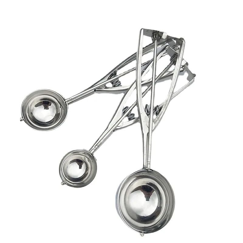 Stainless Steel Ice Cream And Fruit Scoop 4