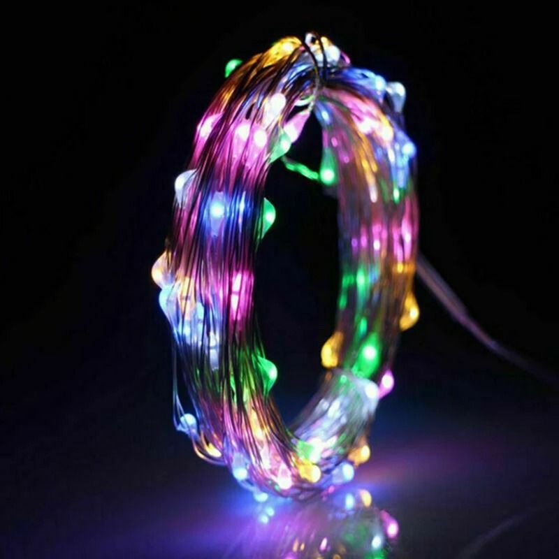 Battery Powered LED Copper Wire String Lights 9