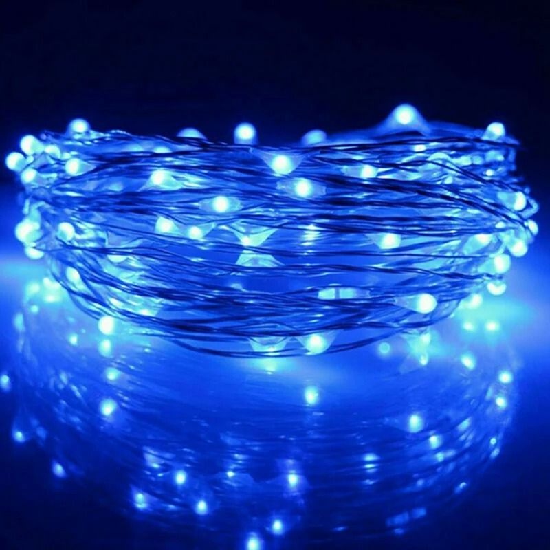 Battery Powered LED Copper Wire String Lights 7