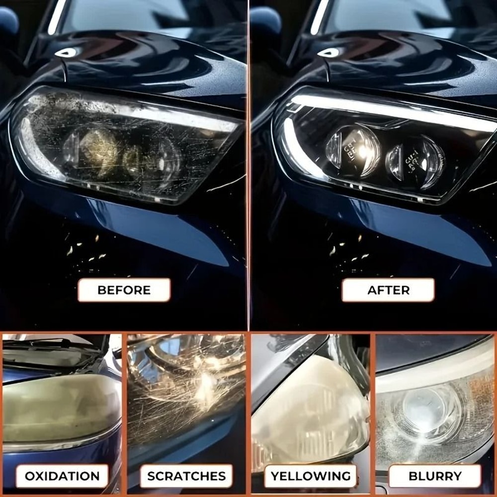 Car Headlight Restoration Kit 2