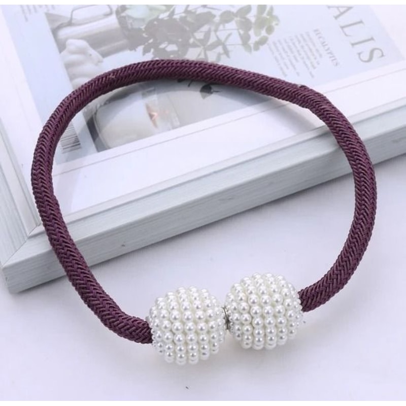 Magnetic Pearl Curtain Clip Tie Back 10