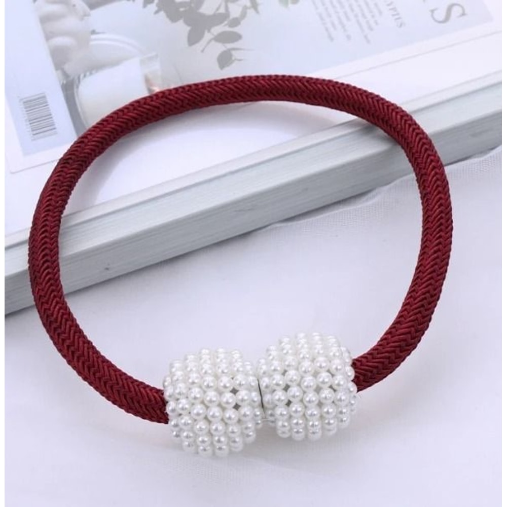 Magnetic Pearl Curtain Clip Tie Back 8