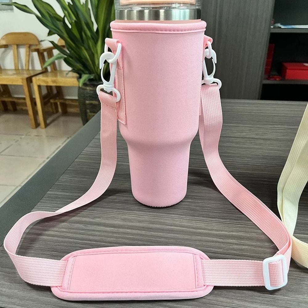 Adjustable Water Bottle Carrier Bag For 40 Oz Tumbler 2