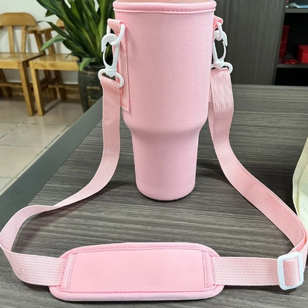 Adjustable Water Bottle Carrier Bag For 40 Oz Tumbler 10