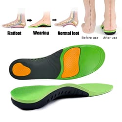 premium silicone gel shoe insoles with arch support