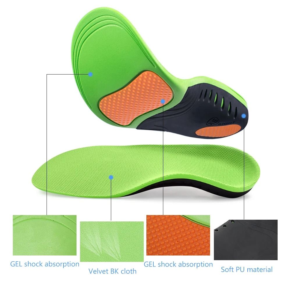 Premium Silicone Gel Shoe Insoles With Arch Support 2