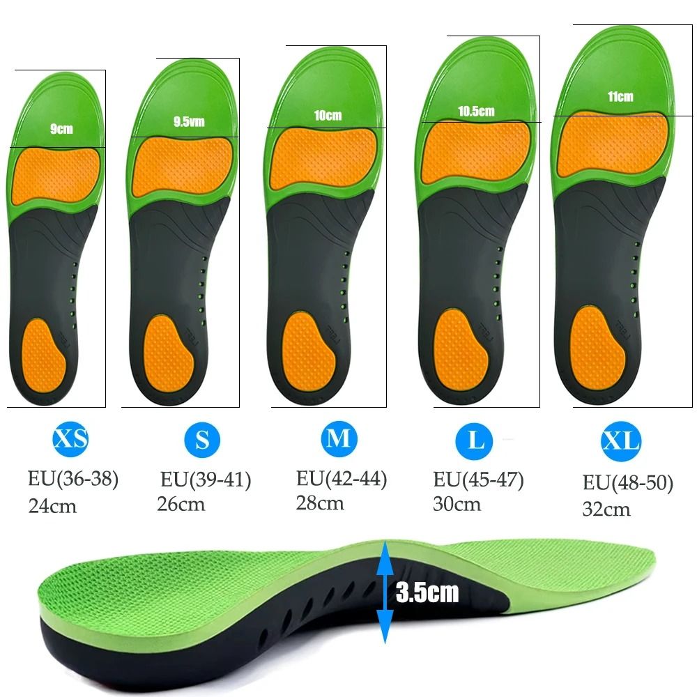 Premium Silicone Gel Shoe Insoles With Arch Support 6