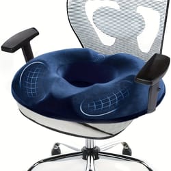 memory foam donut pillow for pressure relief and comfort