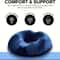 Memory Foam Donut Pillow For Pressure Relief And Comfort 1