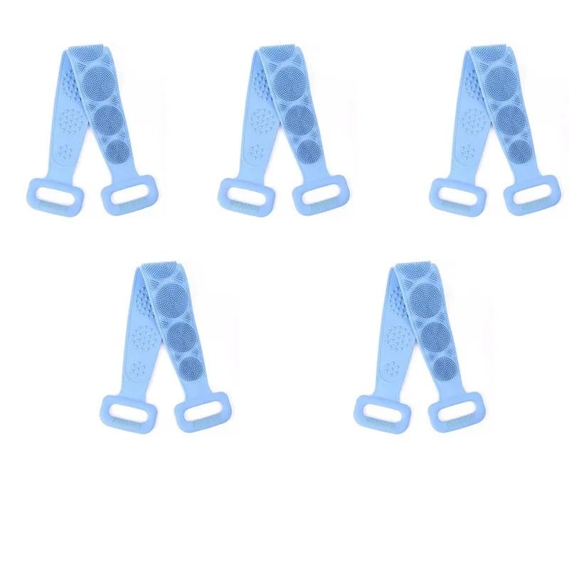 Silicone Bath Scrubber Belt For Shower And Body Exfoliation 9