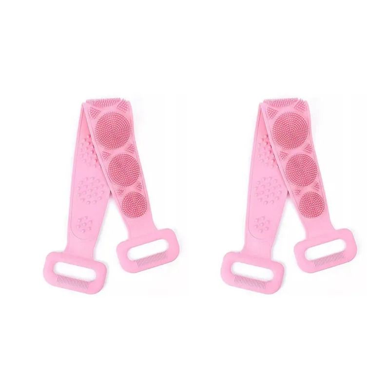 Silicone Bath Scrubber Belt For Shower And Body Exfoliation 11