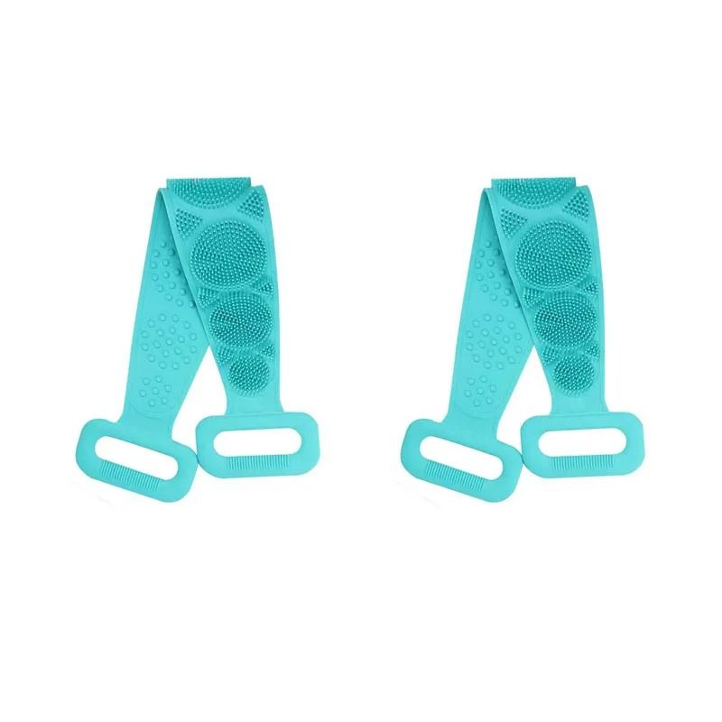 Silicone Bath Scrubber Belt For Shower And Body Exfoliation 12