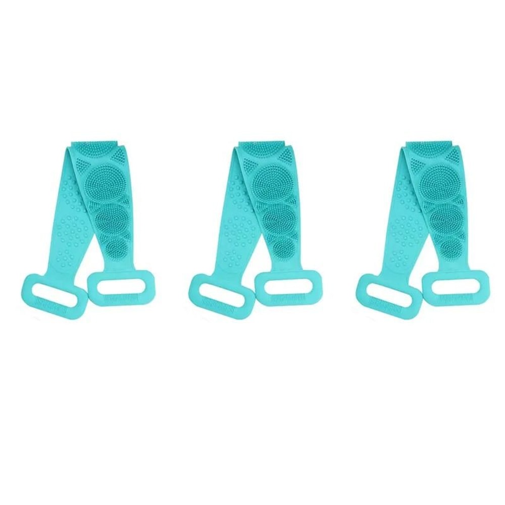 Silicone Bath Scrubber Belt For Shower And Body Exfoliation 13