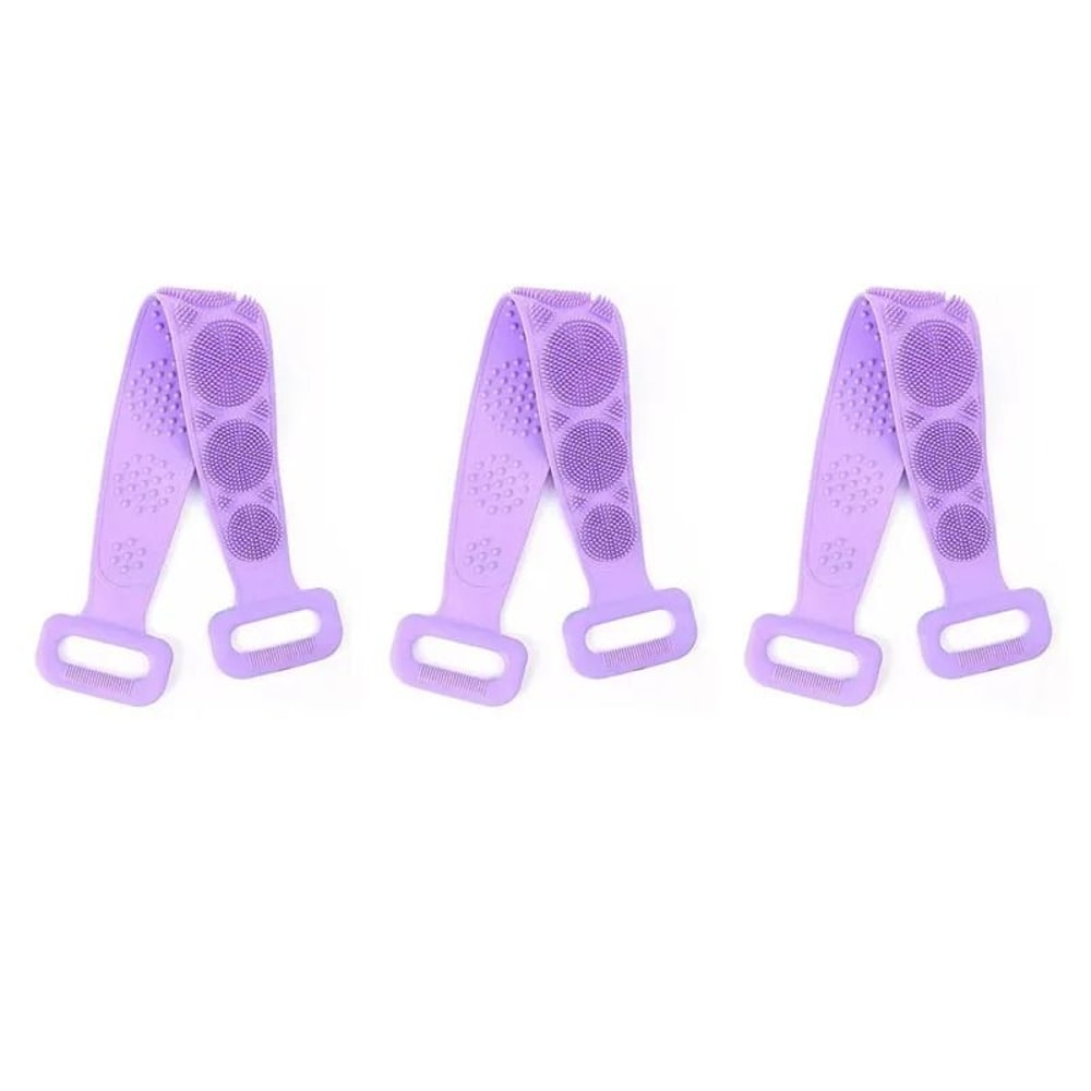Silicone Bath Scrubber Belt For Shower And Body Exfoliation 15