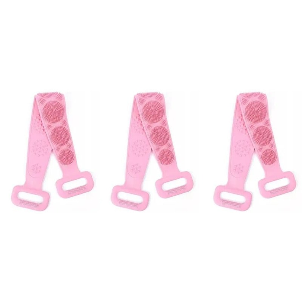 Silicone Bath Scrubber Belt For Shower And Body Exfoliation 16