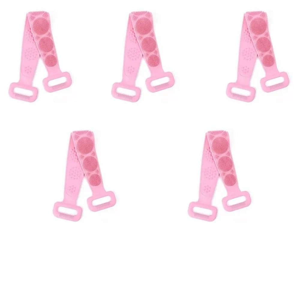 Silicone Bath Scrubber Belt For Shower And Body Exfoliation 17