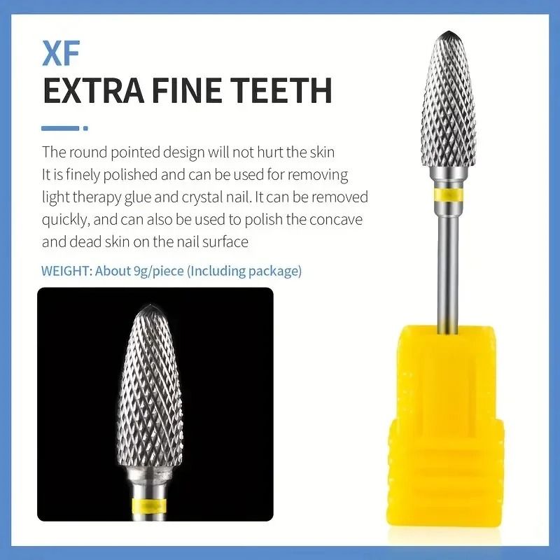 Tungsten Carbide Nail Drill Bits For Electric Manicure Tools 9