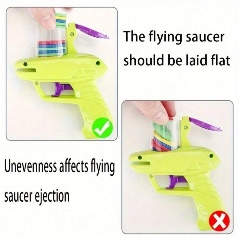Foam Disc Launcher Toy For Kids 2