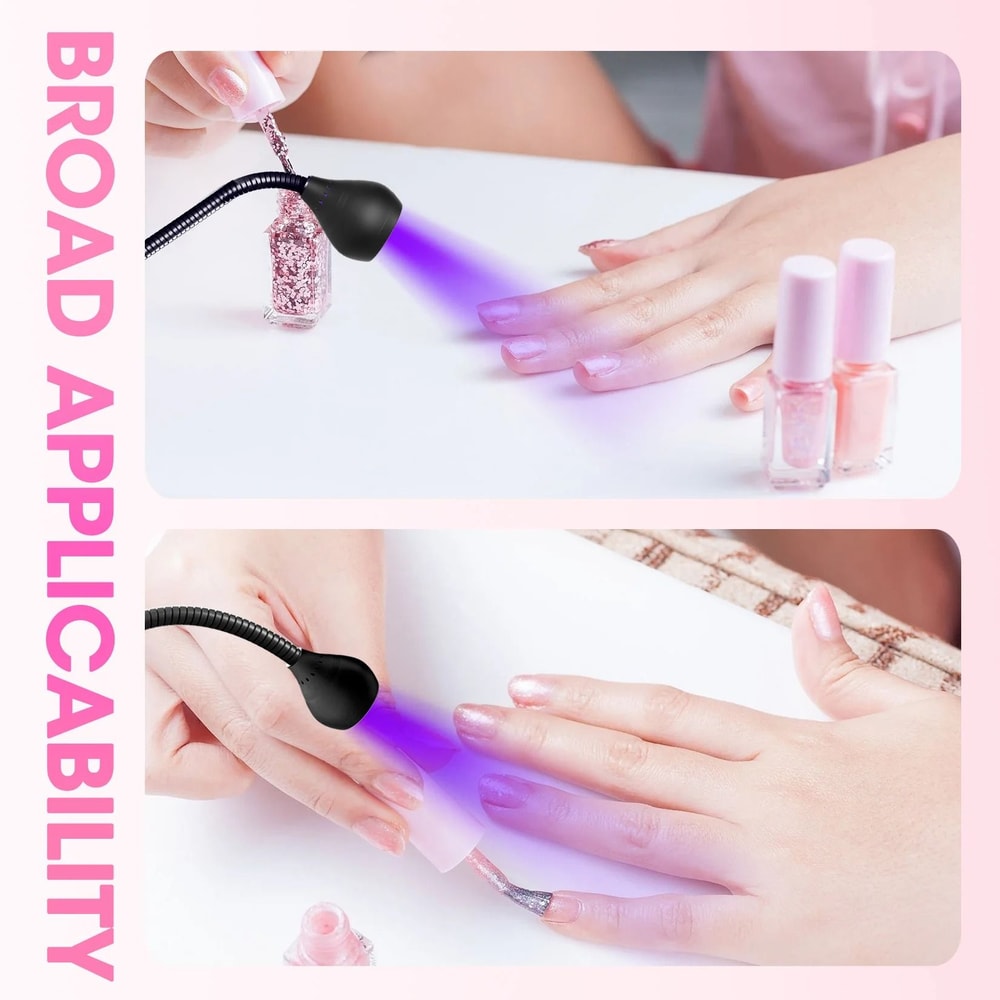 USB Clip On Nail Dryer Lamp For Gel Nails 5