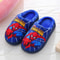 Cartoon Spider Man Indoor Cotton Slippers For Kids 3