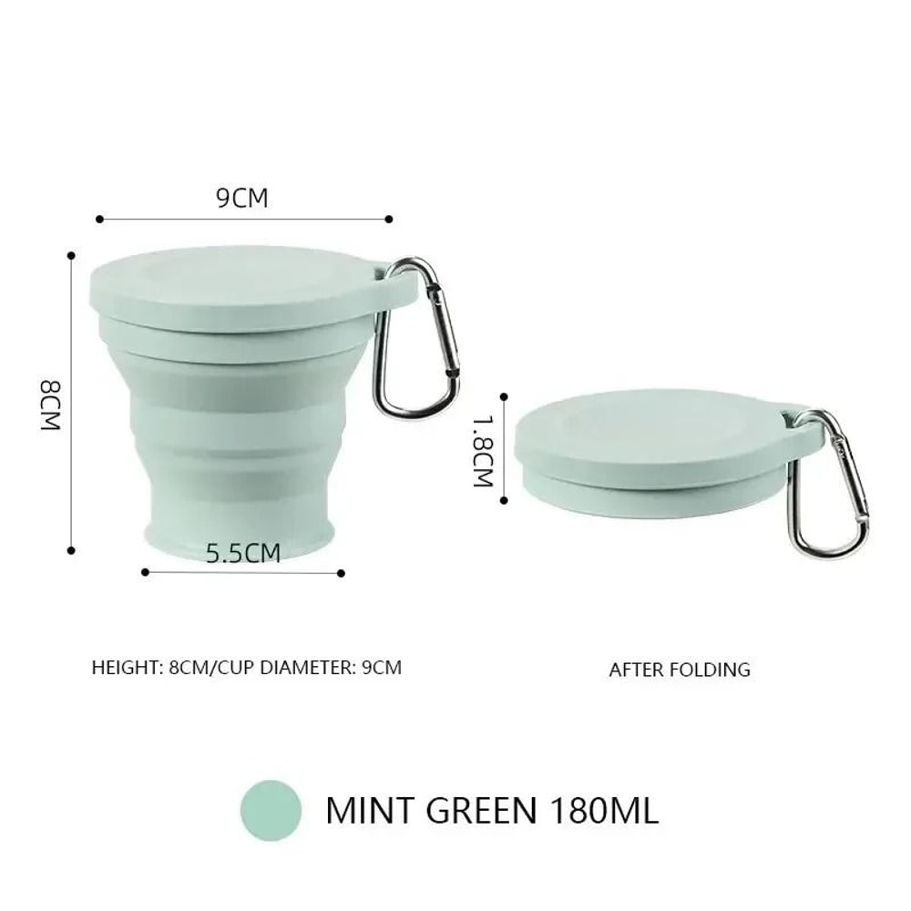 Portable Silicone Folding Travel Cup 2