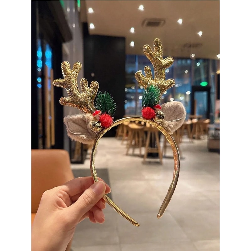 Festive Sequin Holiday Headband 0