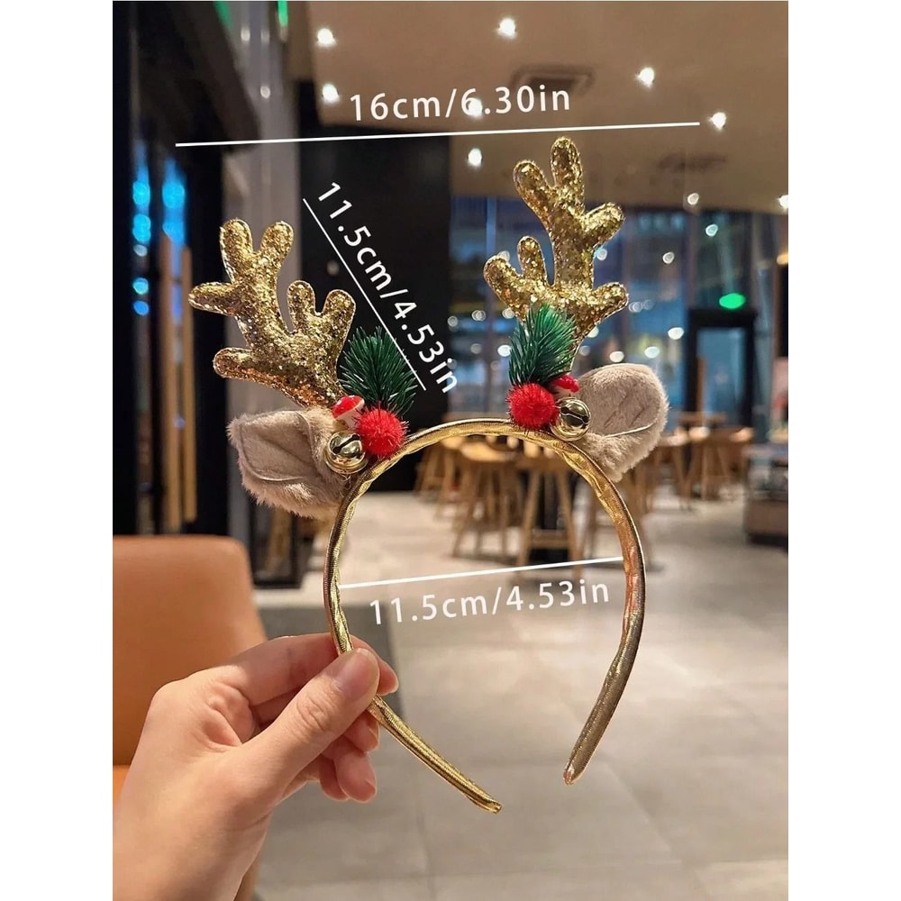 Festive Sequin Holiday Headband 1