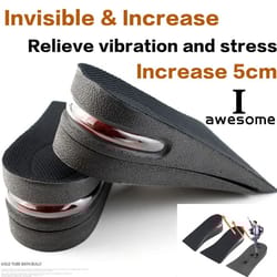height increase adjustable shoe insoles set
