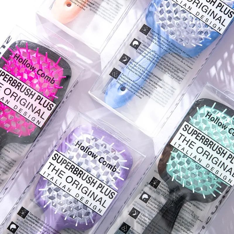 Fluffy Shape Mesh Hair Detangling Brush 1