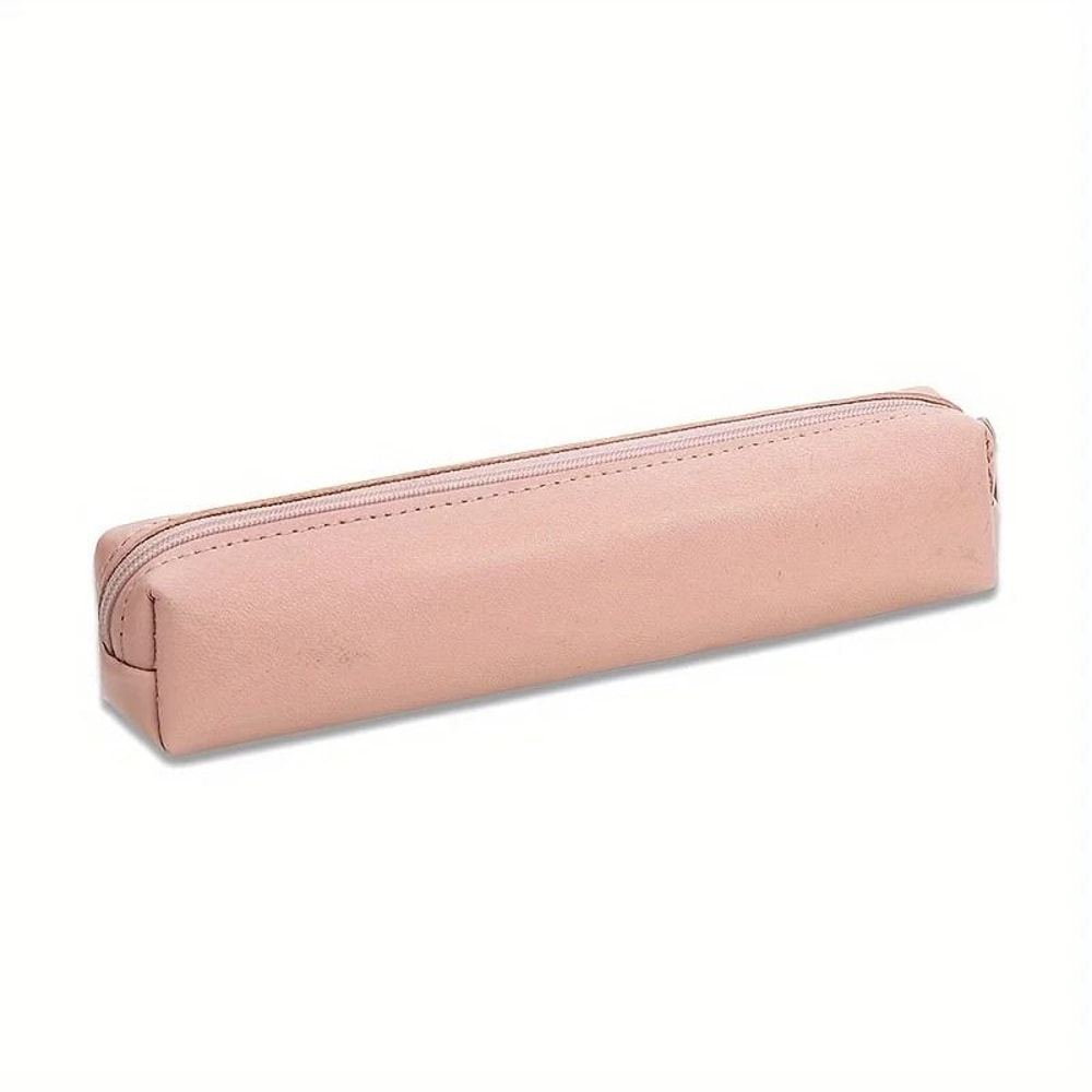 Mini Faux Leather Makeup Pencil Case Bag 8
