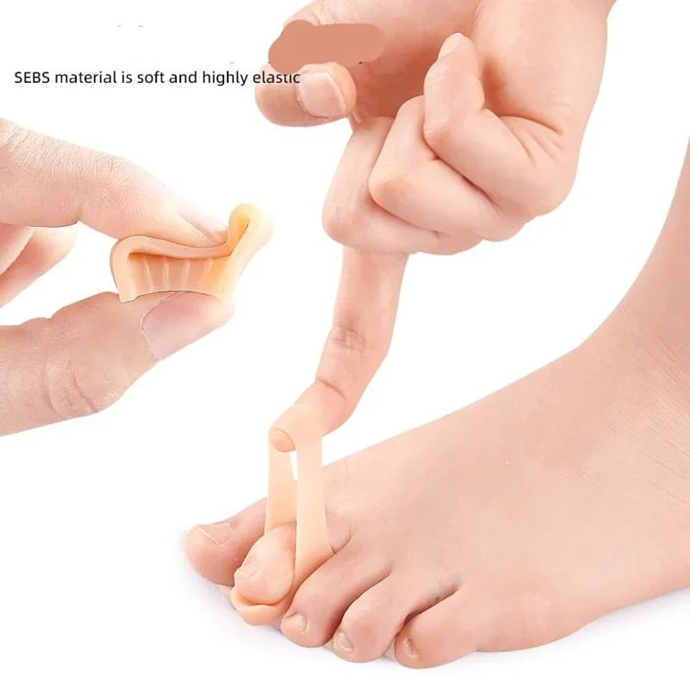 Silicone Toe Straightener And Bunion Relief Pad Set 3