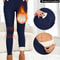 Fleece Lined High Waist Flared Winter Leggings 6