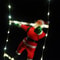 Santa Claus Climbing Ladder Christmas Light Decoration 1