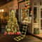 Santa Claus Climbing Ladder Christmas Light Decoration 3