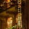Santa Claus Climbing Ladder Christmas Light Decoration 4