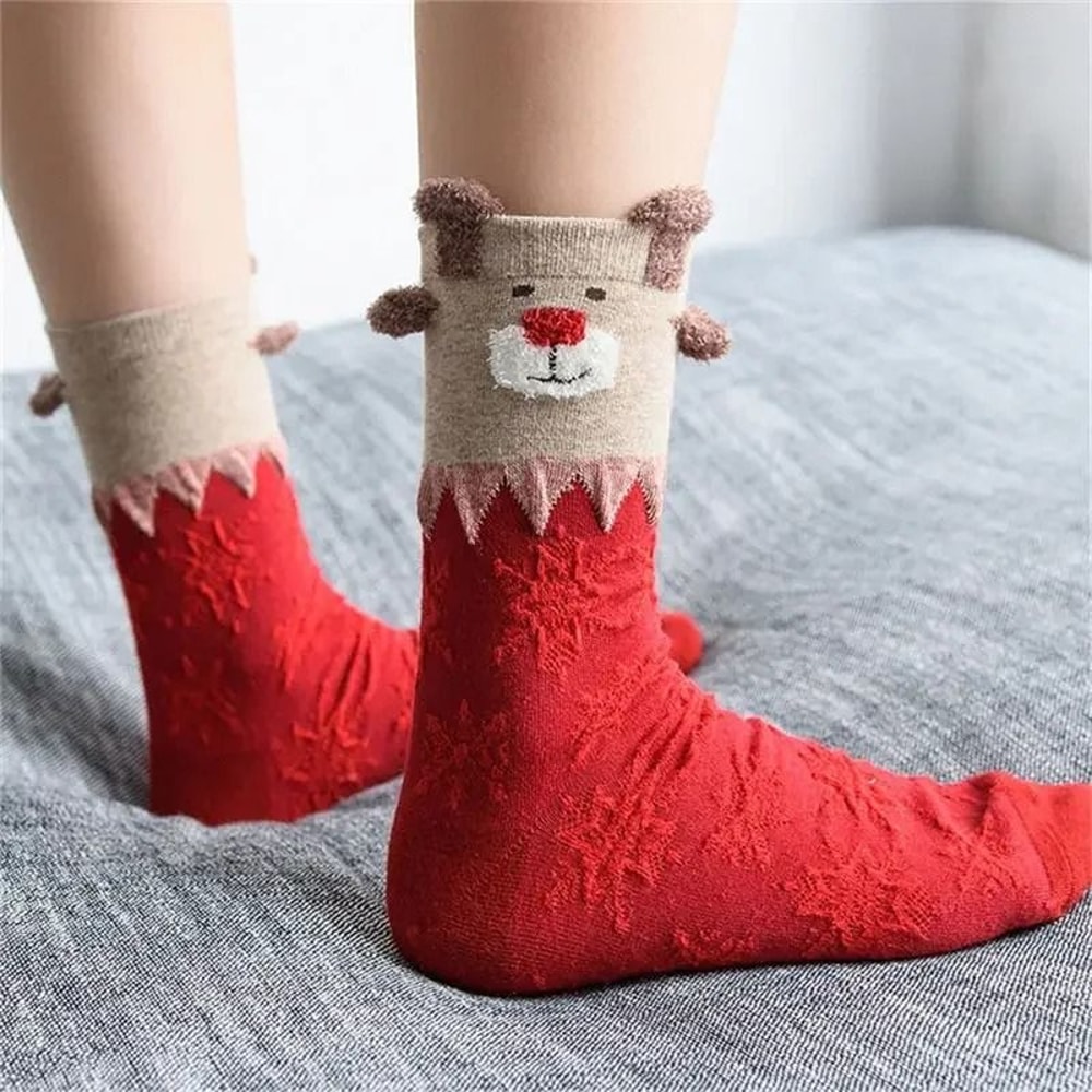 Winter Warm Christmas Cozy Socks 4