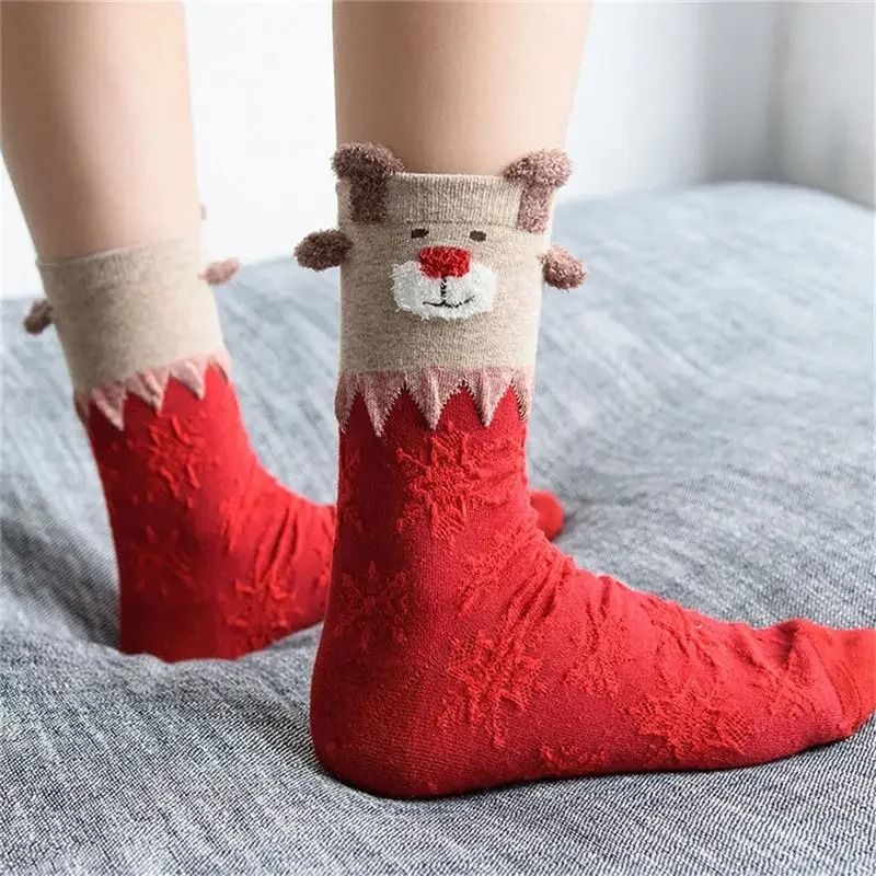 Winter Warm Christmas Cozy Socks 4