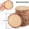 Natural Pine Wood Craft Slice Set 1