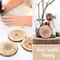 Natural Pine Wood Craft Slice Set 3