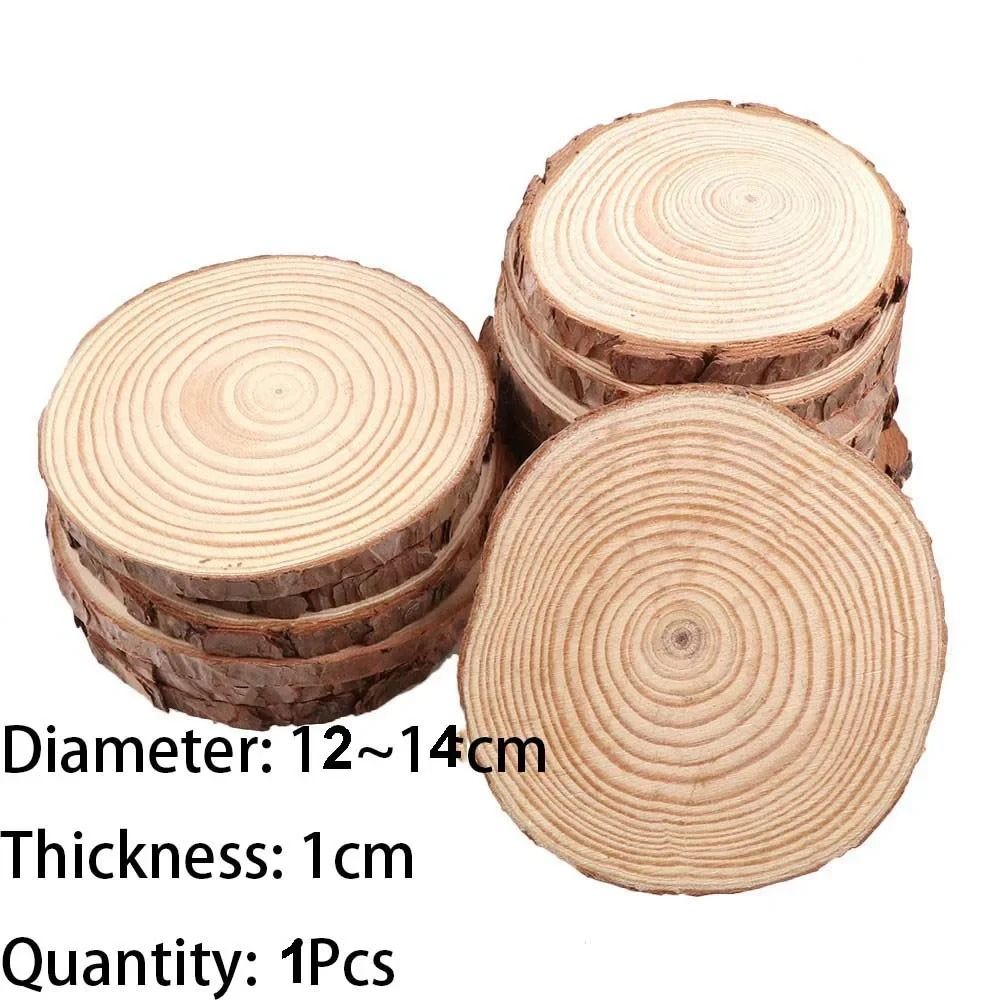 Natural Pine Wood Craft Slice Set 6