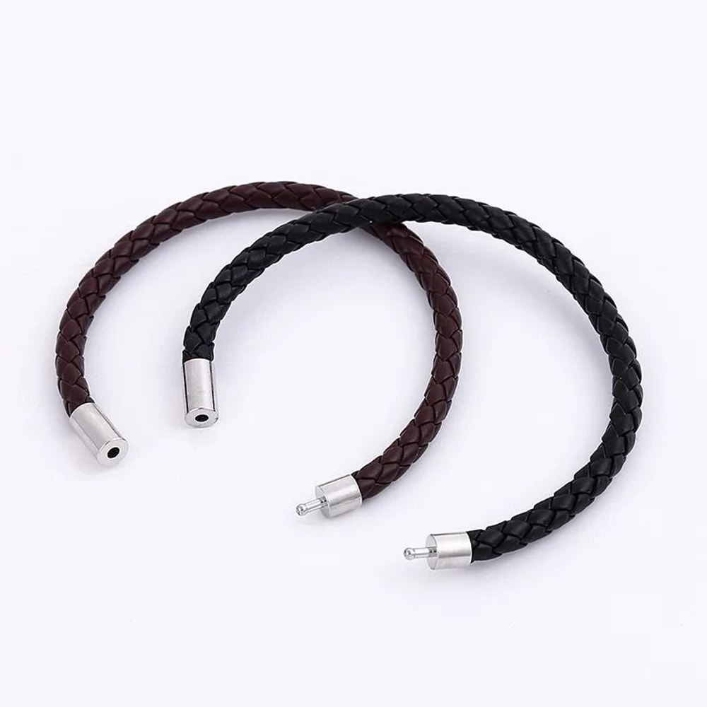 Magnetic Leather Bracelet Set For Men 3