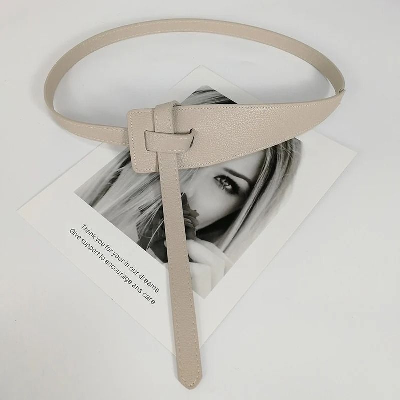 Soft Knot Style PU Leather Waist Belt For Women 9