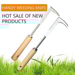 carbon steel ergonomic weeder tool