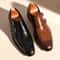 Classic Leather Monk Dress Shoes 0