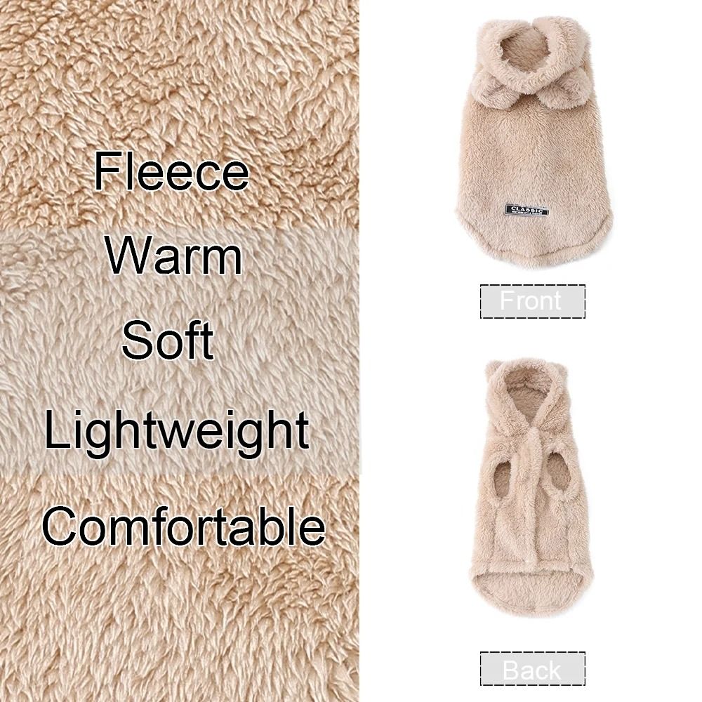 Cozy Rabbit Ear Pet Fleece Hoodie 2