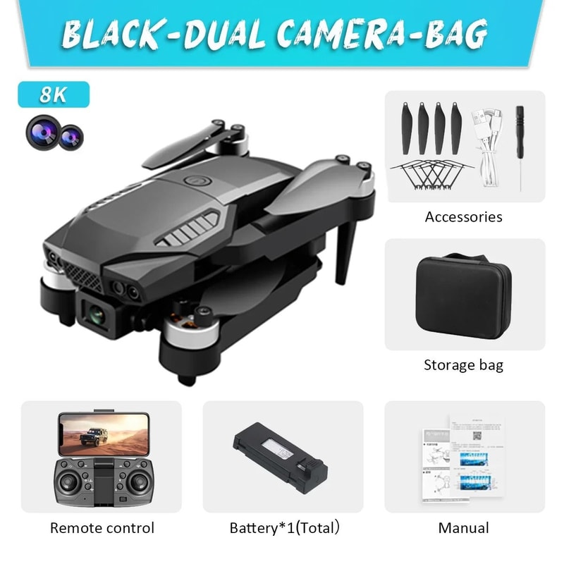 Foldable Dual Camera HD Drone 9